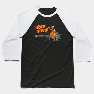 Red five Baseball T-Shirt